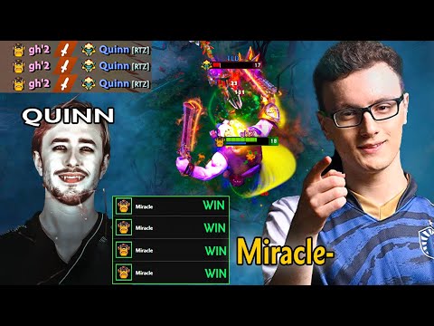 Quinn's Huskar Literally has 0 IMPACT on Miracle- 100% Winrate Hero 🔥