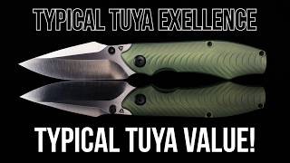 S90V, Hollow Grind, Textured Titanium... Under $260?! - Tuyaknife Dino