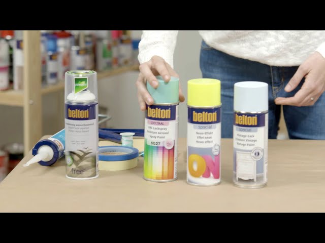 Video Teaser für belton - Vogelfutter-Station - Richtiges Abkleben und Teillackieren mit Lacksprayfarben
