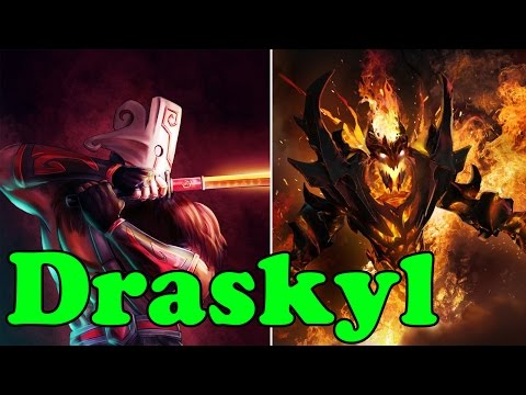 Dota 2 - Draskyl Plays Juggernaut And Shadow Fiend - Pub Match Gameplay
