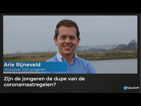 Uitgelicht! 12 februari 2021 - Arie Rijneveld (SGP Jongeren) over de impact van corona op jongeren