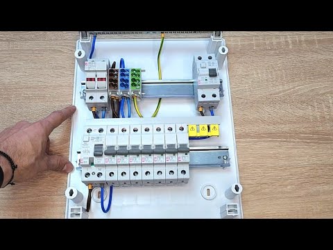 Eti electrical panel with 24 modules for apartment or house