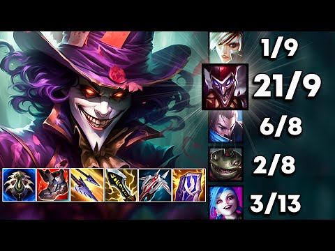 NO TEAM? NO PROBLEM! Shaco Solo Carry 1v9 with The Best 2025 Damage Build to Challenger