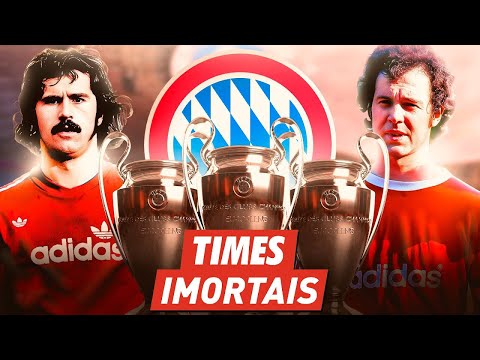 Times IMORTAIS: o Bayern tricampeão europeu 🏆🏆🏆