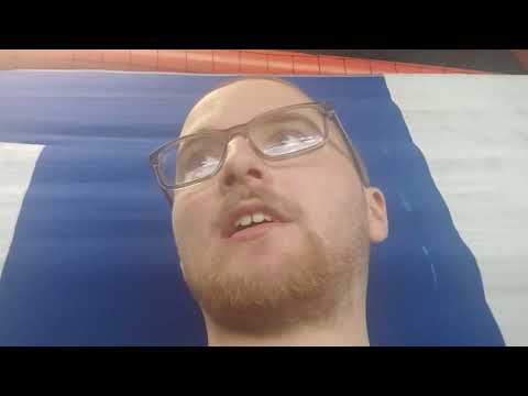 Stockport county 2 Halifax town 0. pitch invasion!! Stockport return from an 11 year exhile!