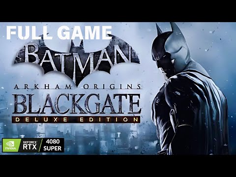 Batman Arkham Origins Blackgate Walkthrough Gameplay Full Game / RTX 4080 SUPER PC 4K 60FPS