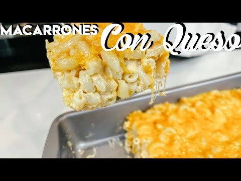 Como hacer macarrones con queso fácil y rápido | preparando Mac and Cheese
