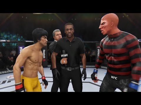 Bruce Lee vs. Freddy Kruger (EA sports UFC 3)