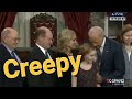 Joe Biden creepy kiss of Senator's young Daughter ...