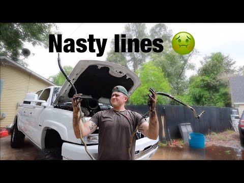 DURAMAX TRANS COOLER HOSE REPLACEMENT (INSTALL)