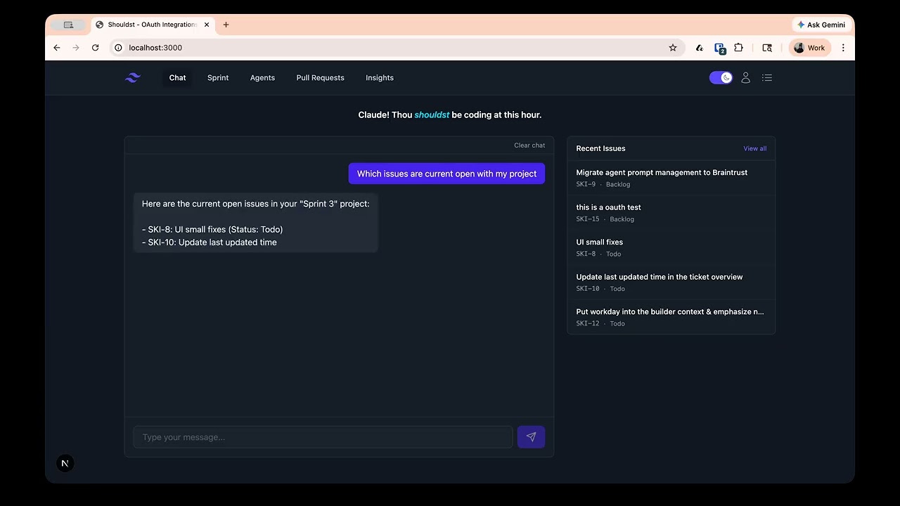 Should-work project preview