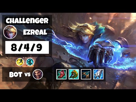 Ezreal vs Draven EU Challenger BOT (8/4/9) - v11.18