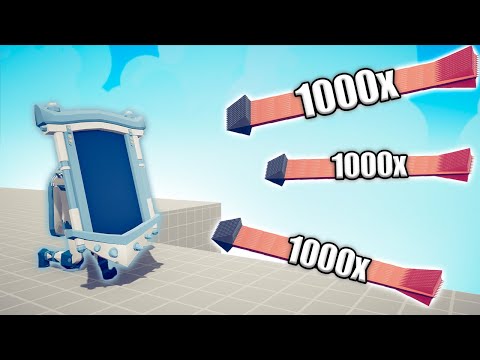 ICE MIRROR SHIELD vs 1000x OVERPOWERED UNITS - TABS | Totally Accurate Battle Simulator 2023