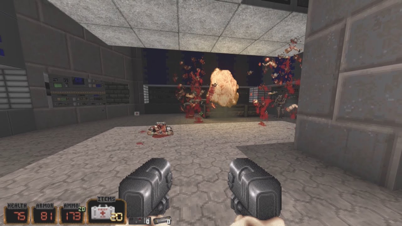 DN3DooM: Maps of Chaos Overkill E1M1