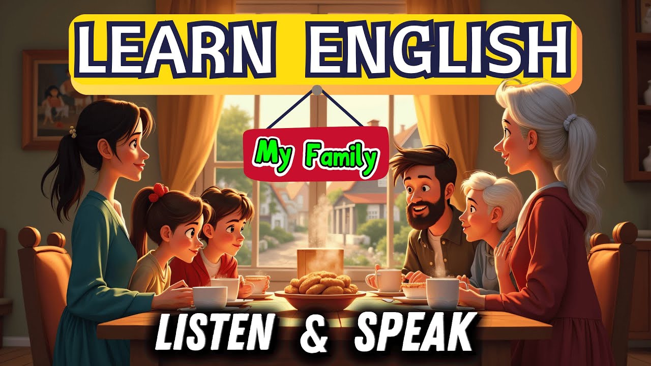 Improve Your English | My Family Life at Home | Everyday Listening & Speaking Practice