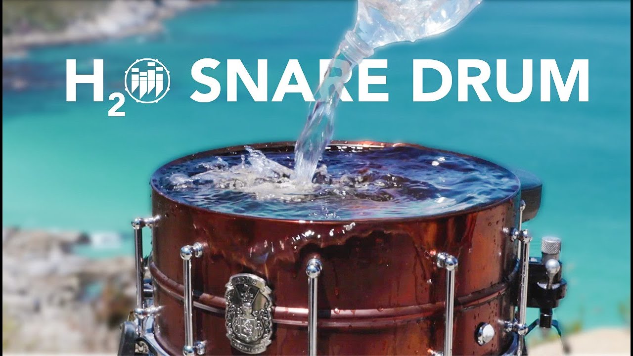 I FILLED MY SNARE WITH WATER!! - YouTube