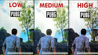 PUBG MOBILE HIGH vs LOW GRAPHICS COMPARISON ( iOS / Android ) ONE PLUS 5T HD