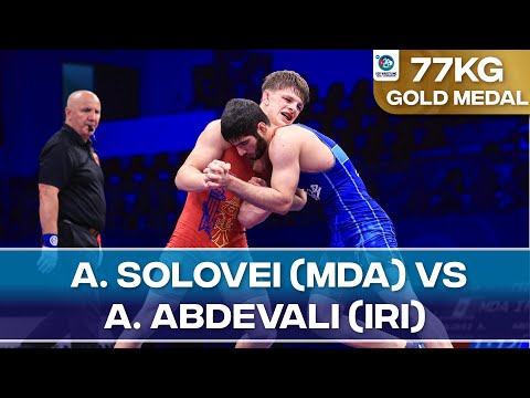 Alexandru SOLOVEI (MDA) vs. Alireza Morad ABDEVALI (IRI) | U20 World Championships 2023 | Gold Medal