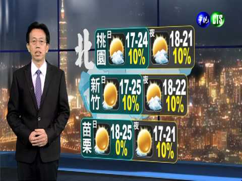 2013.10.25華視晚間氣象 吳德榮主播