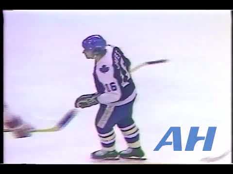NHL Apr. 10, 1979 Bob Murdoch,ATL v Jimmy Jones,TOR (slash) Toronto Maple Leafs Atlanta Flames
