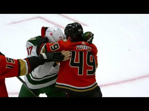 NHL Fight - Wild @ Ducks - Foligno vs Jones - 15 10 2021