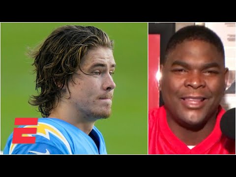 Chargers 找到鐵錚錚的傳奇四分衛 Justin Herbert！Keyshawn 興奮到不行！| KJZ (Keyshawn is excited the Chargers found a franchise QB in Justin Herbert | KJZ)