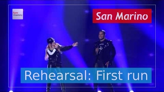 Valentina Monetta and Jimmie Wilson - Spirit of the Night - San Marino - Live - Full Rehearsal (4K)