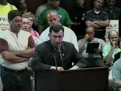 Walsh defends firefighters in the face of budget cuts