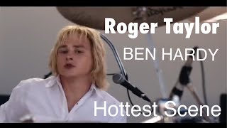 Roger Taylor (by Ben Hardy) in Bohemian Rhapsody movie best hottest scene HD