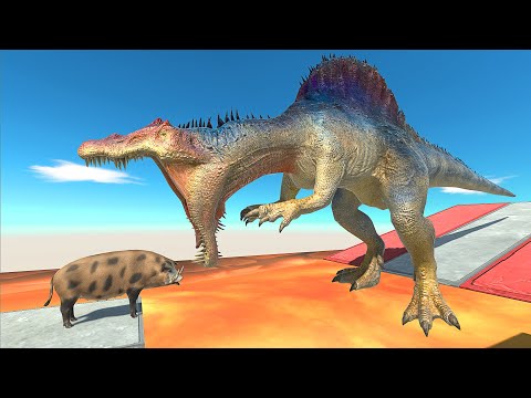 Meat Grinder and Lava | Who Can Jump Over - Animal Revolt Battle Simulator