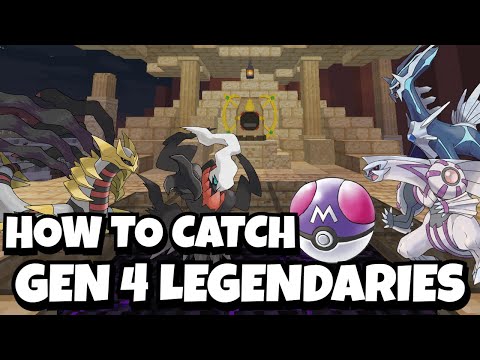 How To Catch EVERY Generation 4 LEGENDARY in Pixelmon!
