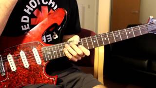 Alter Bridge - Burn it Down (Guitar solo lesson/tutorial)