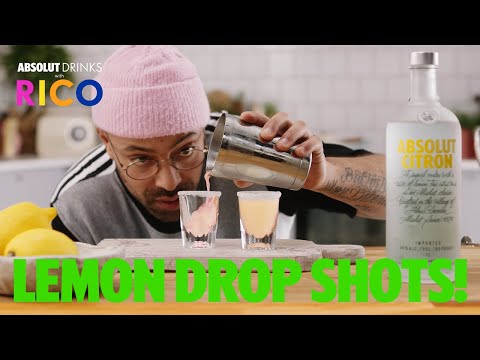 How To Make Lemon Drop Shots with Rico | Absolut Drinks