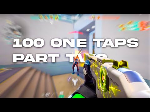 100 one taps in one video P2 - Valorant