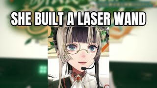 Raden's Custom Wand Shoots an Actual Laser Beam on Stage | Juufuutei Raden