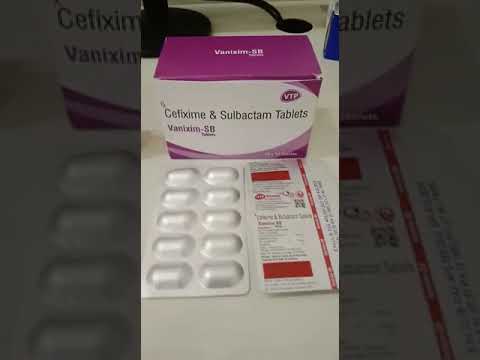 Vanixim-200 dt cefixime 200mg dispersible tablets, packaging...
