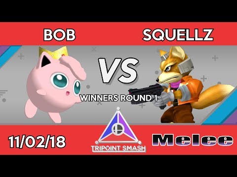 Tripoint Smash 34 - Winners Round 1 - Bob (Jigglypuff) Vs. sQuellz (Fox)
