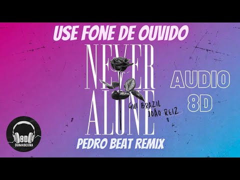 🎧(8D AUDIO) Gui Brazil, João Reiz - Never Alone (Pedro Beat Remix) [DuMascena 8D]