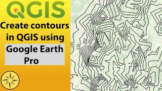 Create contours in QGIS using Google Earth Pro