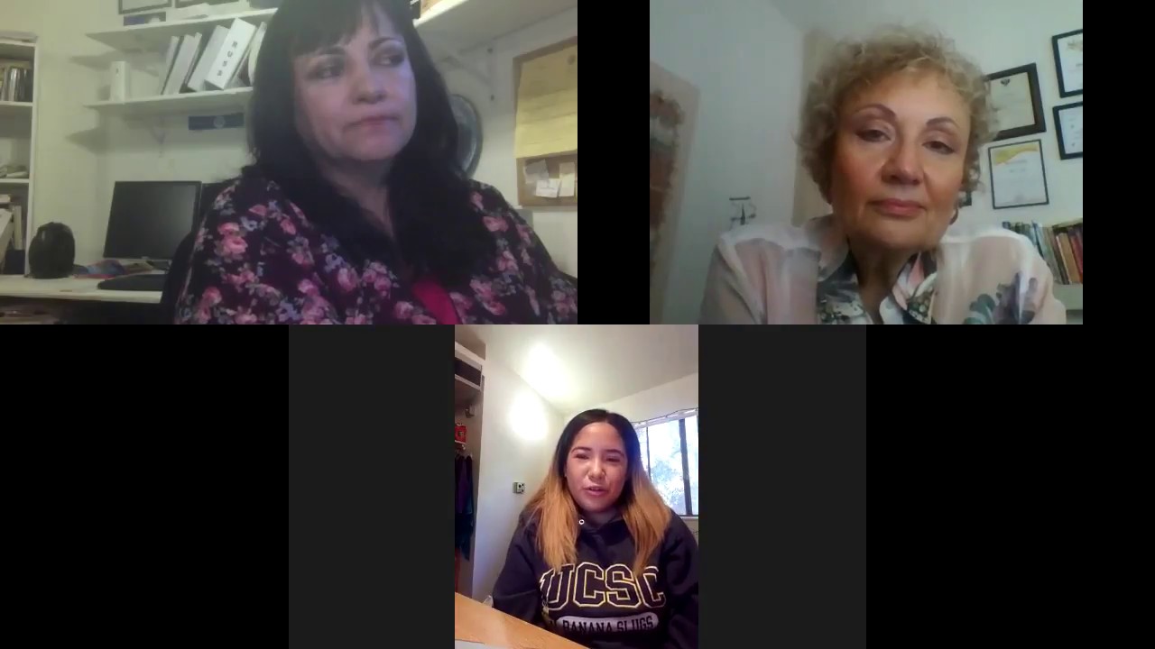 Exclusiva charla de Mabel Katz con la estudiante Karla Cruz · Septiembre 21, 2017
