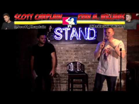 One Of The Greatest Roast Battles Ever?! Scott Chaplain vs. Evan Williams
