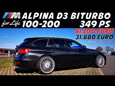 ALPINA D3 BITURBO | 349 PS | REVIEW | 0-100 | 100-200 / Besser als BMW M550d?
