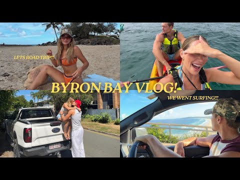 Road trip with us to BYRON BAY! Dolphins, surfing & thrifting! 