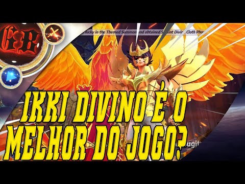 Ikki Divino é o Melhor Personagem do Jogo? - Saint Seiya Awakening