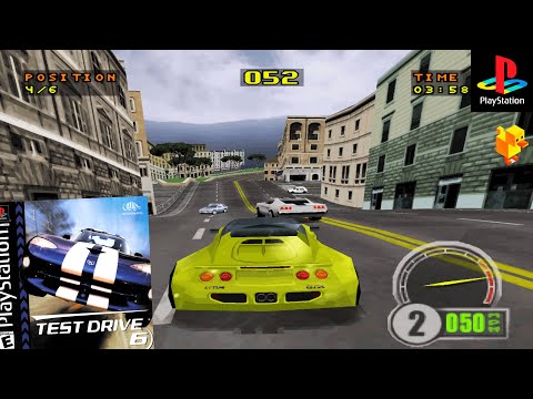 Test Drive 6 (1999) Sony PlayStation (PSX) Gameplay in HD (DuckStation)