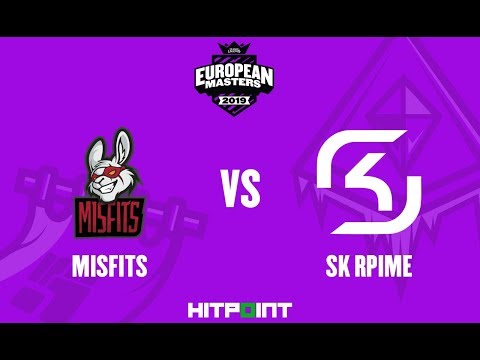 Misfits Premier vs SK Gaming Prime GAME 3 @ EU Masters Finals 2019