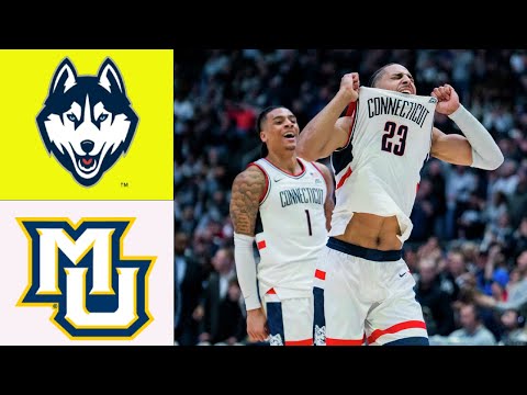 UConn  vs Marquette  FULL Game Highlights | Jan 4,2026 | Men's College Basketball