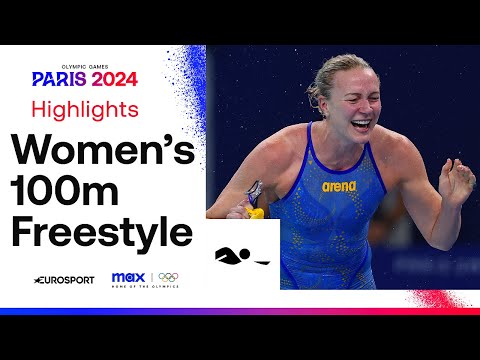 WHAT A SWIM! 🔥 | Women's Swimming 100m Freestyle Highlights | #Paris2024