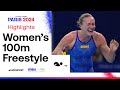 WHAT A SWIM Women S Swimming 100m Freestyle Highlights Paris2024