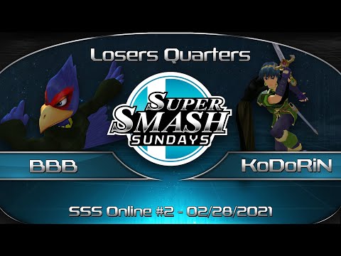 Super Smash Sundays Online #3 bobby big ballz (Falco) vs. KoDoRiN (Marth) - SSBM Losers Quarters